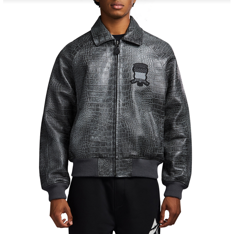 AVIREX CROC ICON JACKET BLACK